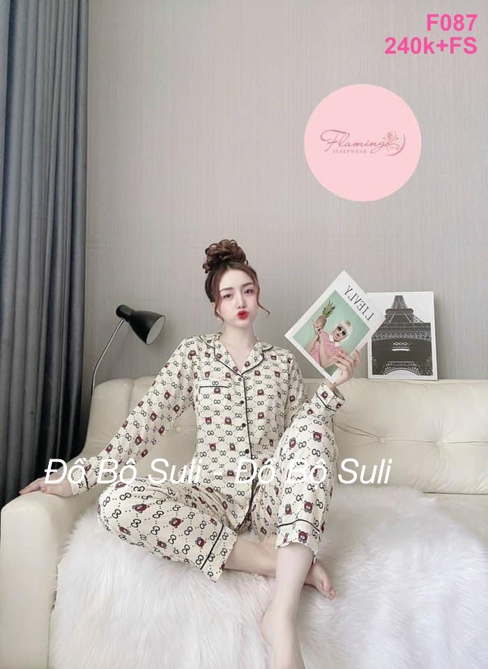 Bộ Pijama Mango Cao Cấp Dài Sang Trọng - màu 