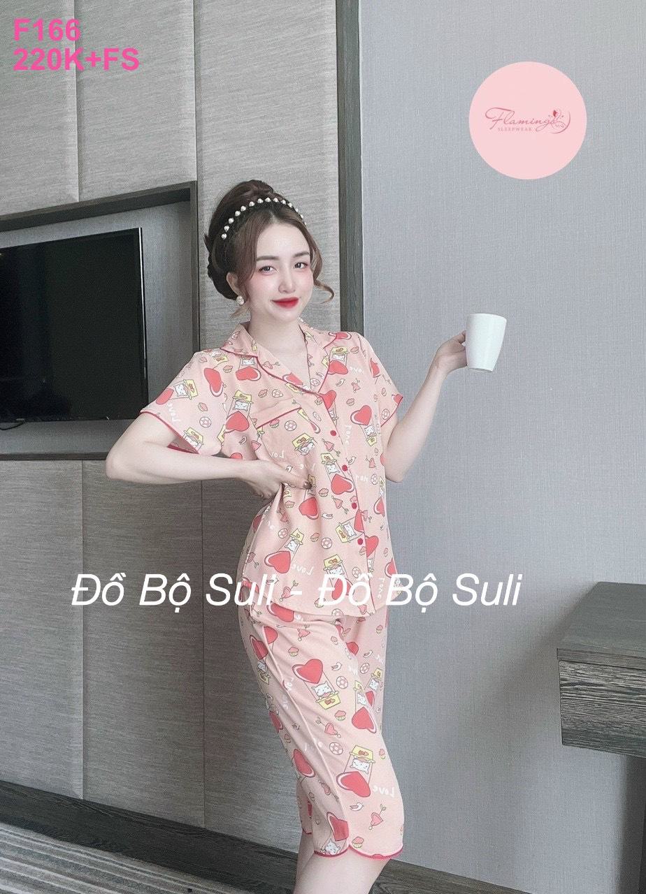 Bộ Pijama Mango Cao Cấp Lửng Dễ Thương - màu 