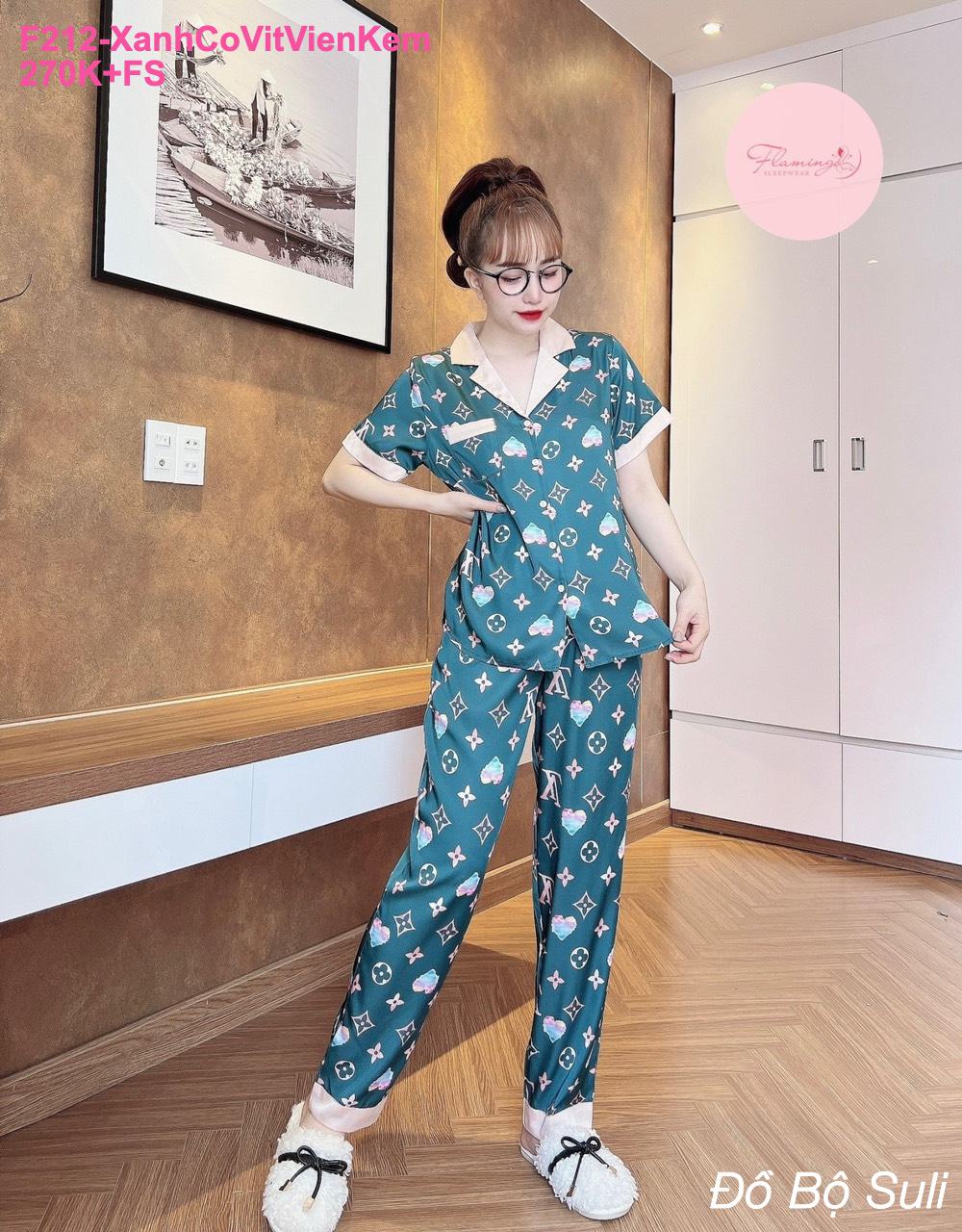 Pijama Nữ Latin Cao Cấp Dài Hàng Thiết Kế - màu 