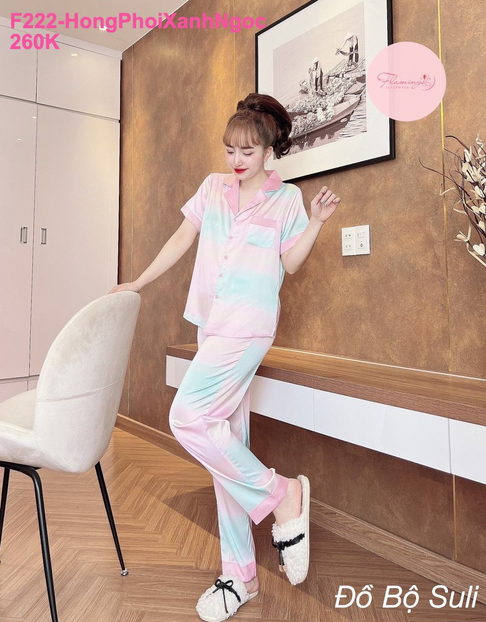 Bộ Pijama Latin Cao Cấp Dài Hàng Thiết Kế - màu 