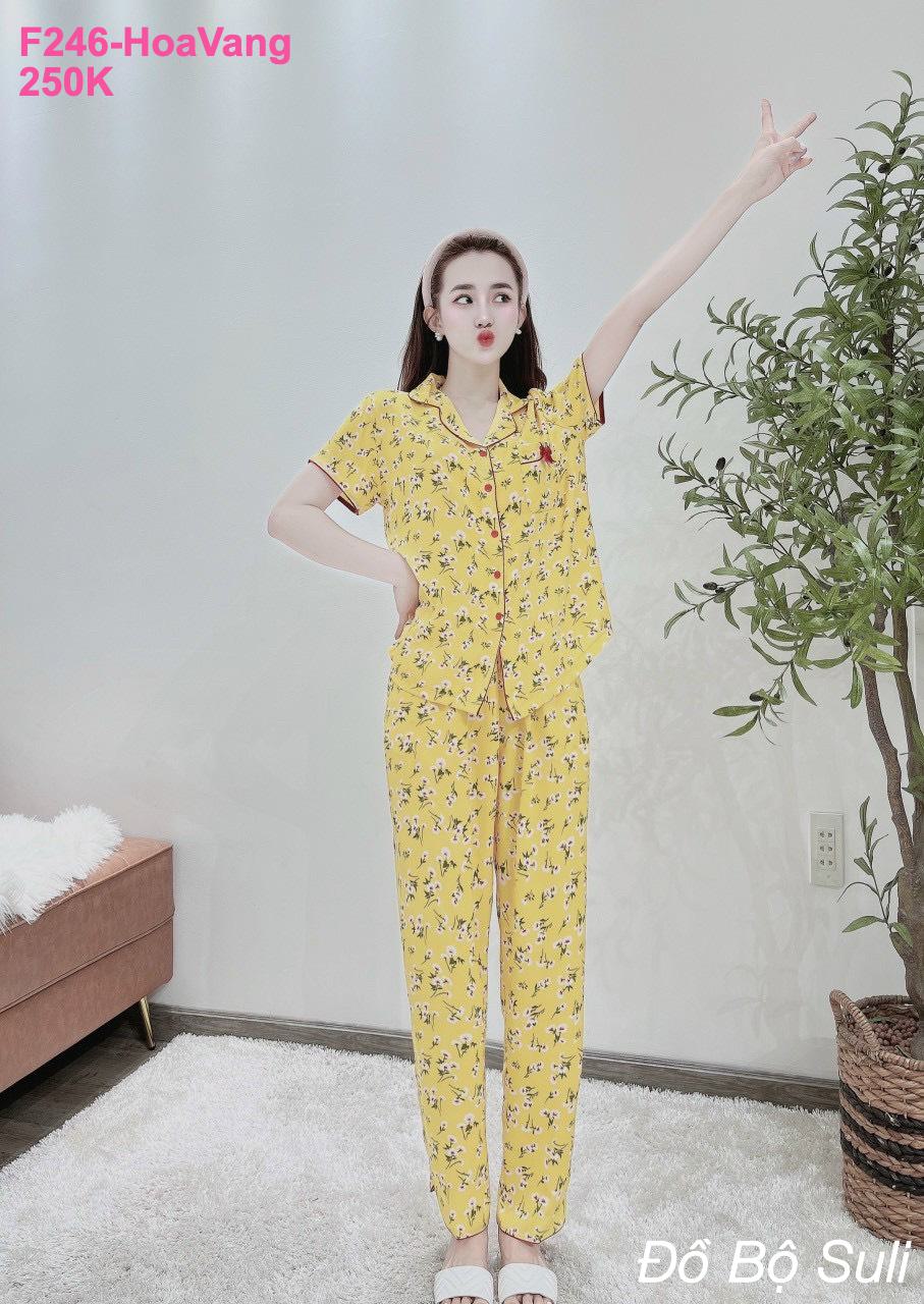 Bộ Pijama Mango Cao Cấp Dài Dễ Thương - màu 