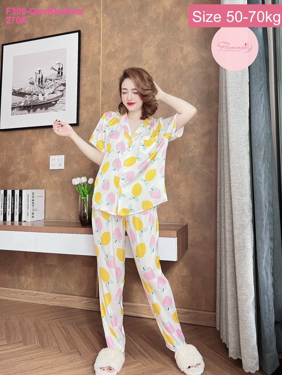 Pijama Nữ Latin Cao Cấp Dài Dễ Thương - màu 