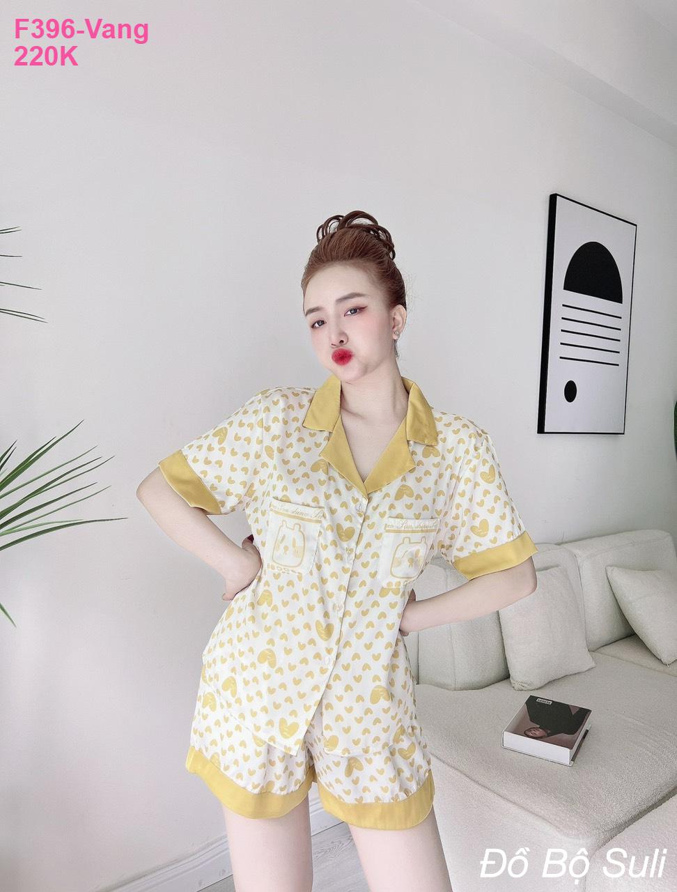 Bộ Pijama Latin Đùi Phối Viền Họa Tiết Tím - màu 