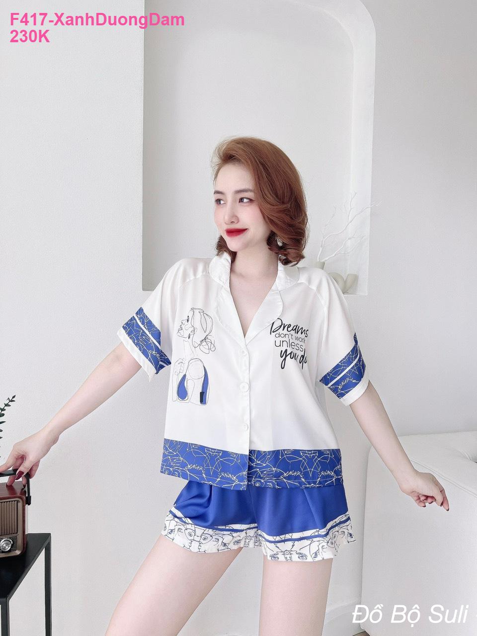 Đồ Bộ Pijama Latin Cao Cấp Đùi - màu 