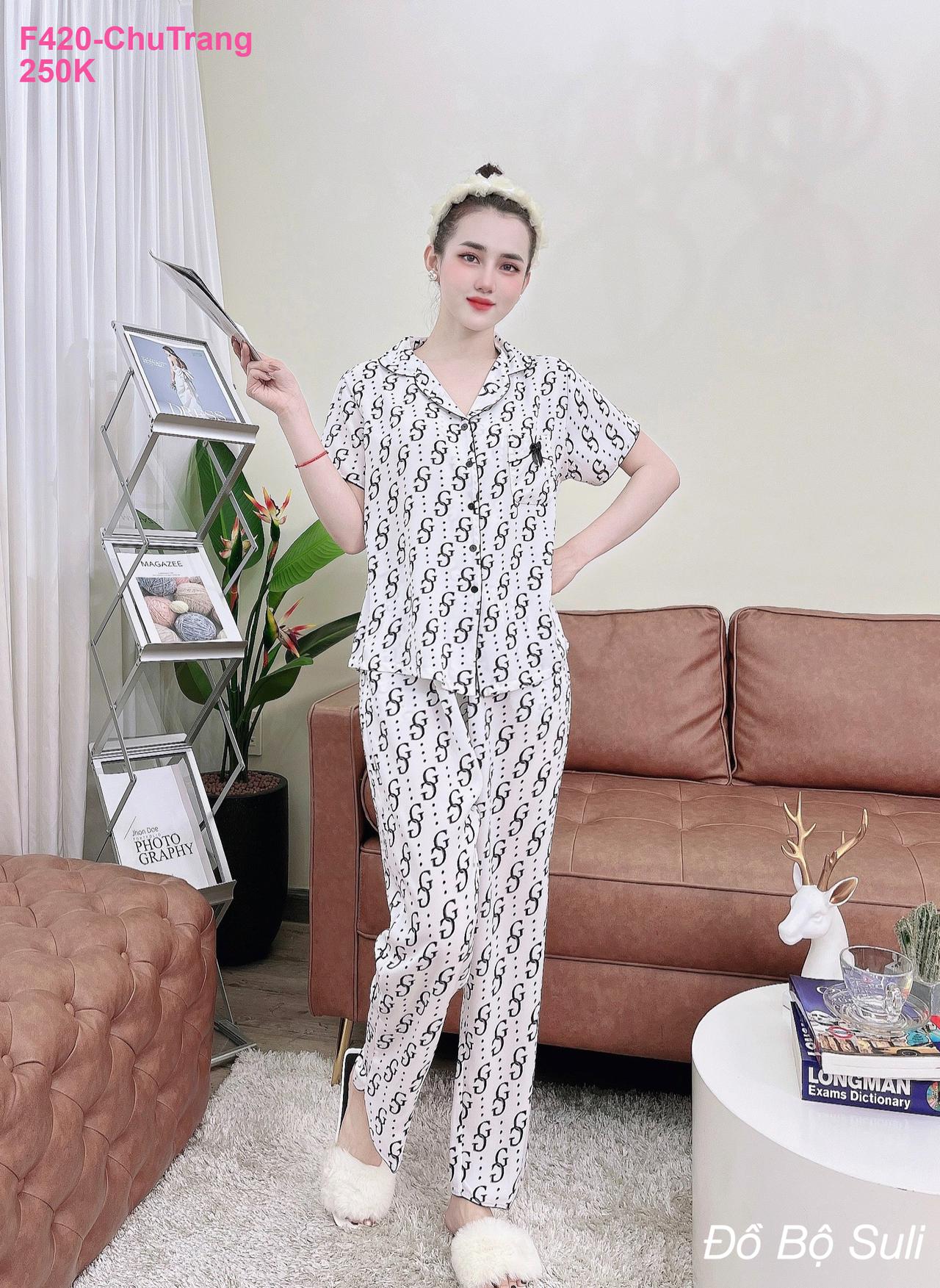 Pijama Lụa Mango Dài Hàng Cao Cấp - màu 