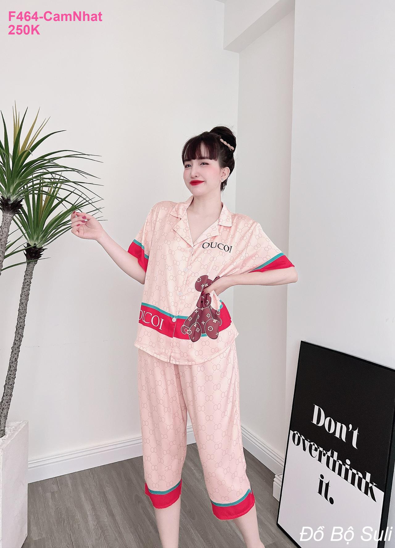 Bộ Pijama Latin Cao Cấp Lửng Hàng Thiết Kế - màu 