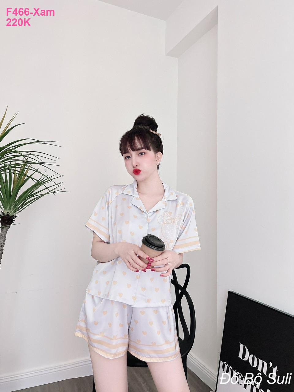 Bộ Pijama Latin Cao Cấp Đùi Dễ Thương - màu 