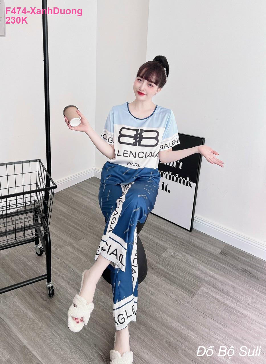 Pijama Nữ Latin Cao Cấp Dài Cổ Tròn - màu 