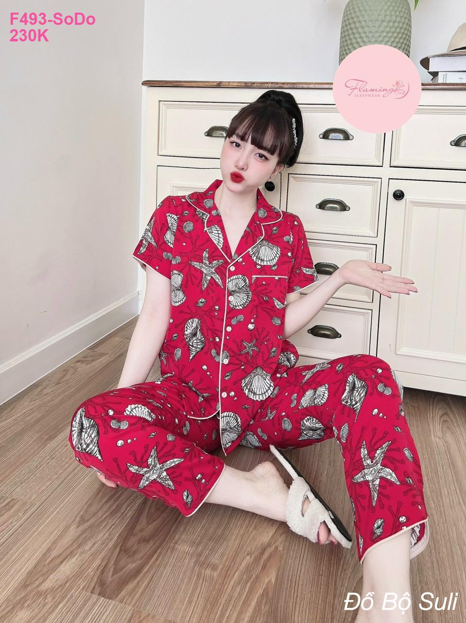 Bộ Pijama Mango Cao Cấp Dài Sang Trọng - màu 