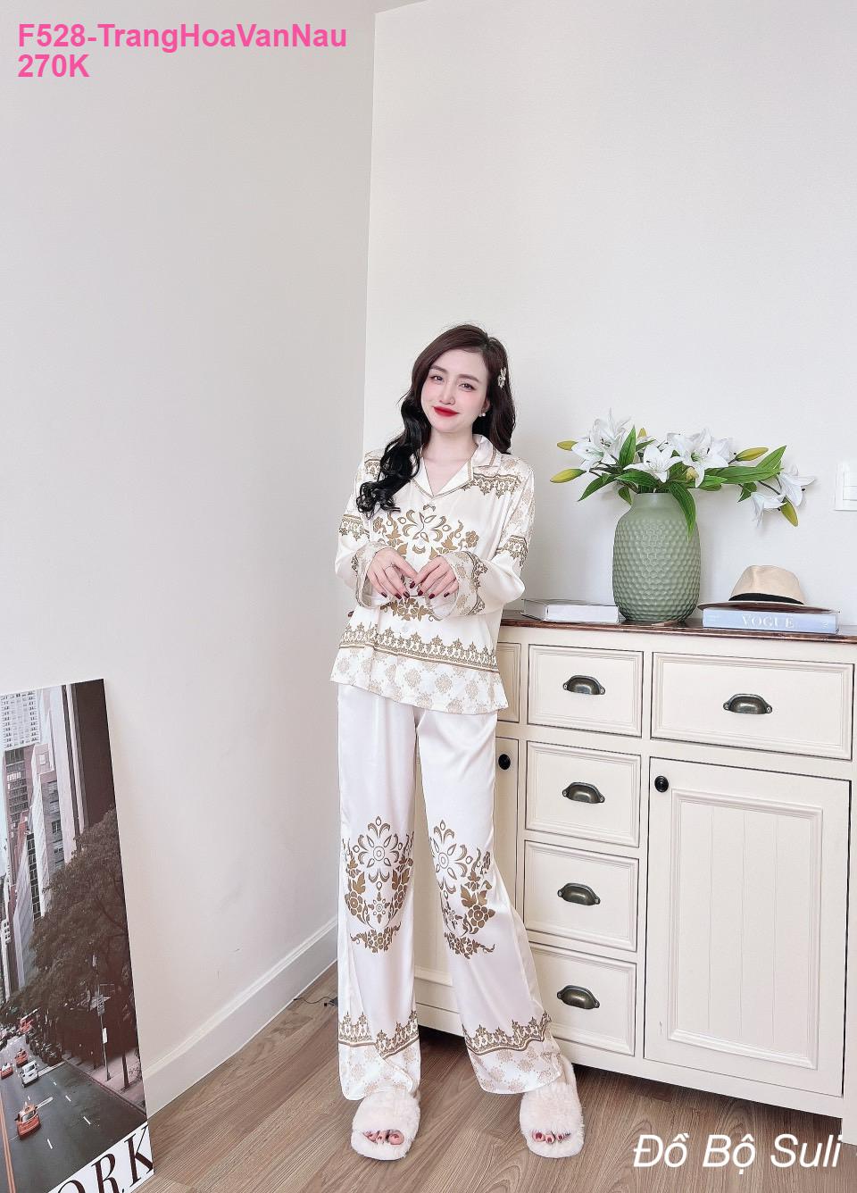 Pijama Nữ Latin Cao Cấp Dài Áo Tay Dài - màu 