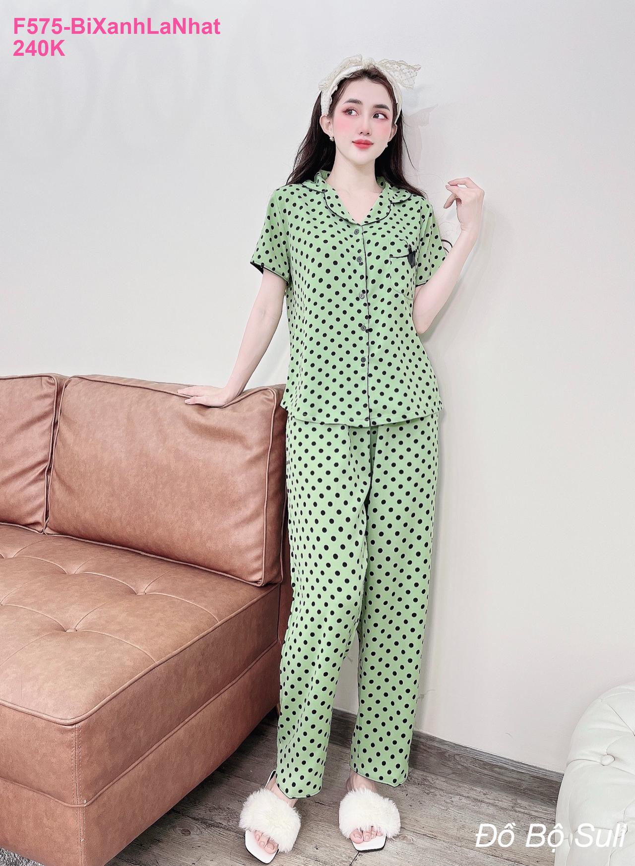 Pijama Lụa Mango Cao Cấp Dài Hàng Thiết Kế - màu 