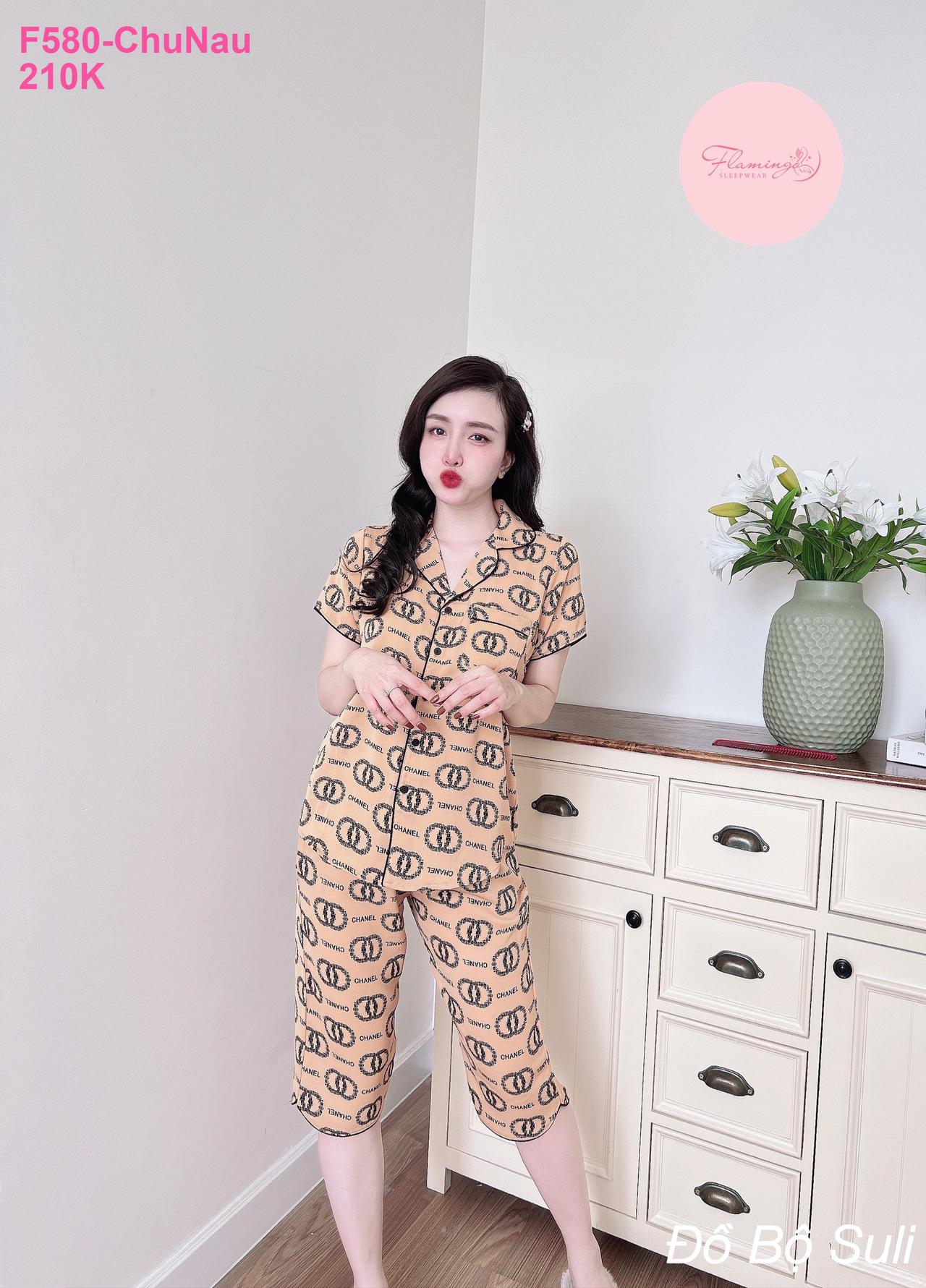 Bộ Pijama Latin Cao Cấp Lửng Nhiều Kiểu Họa Tiết - màu 