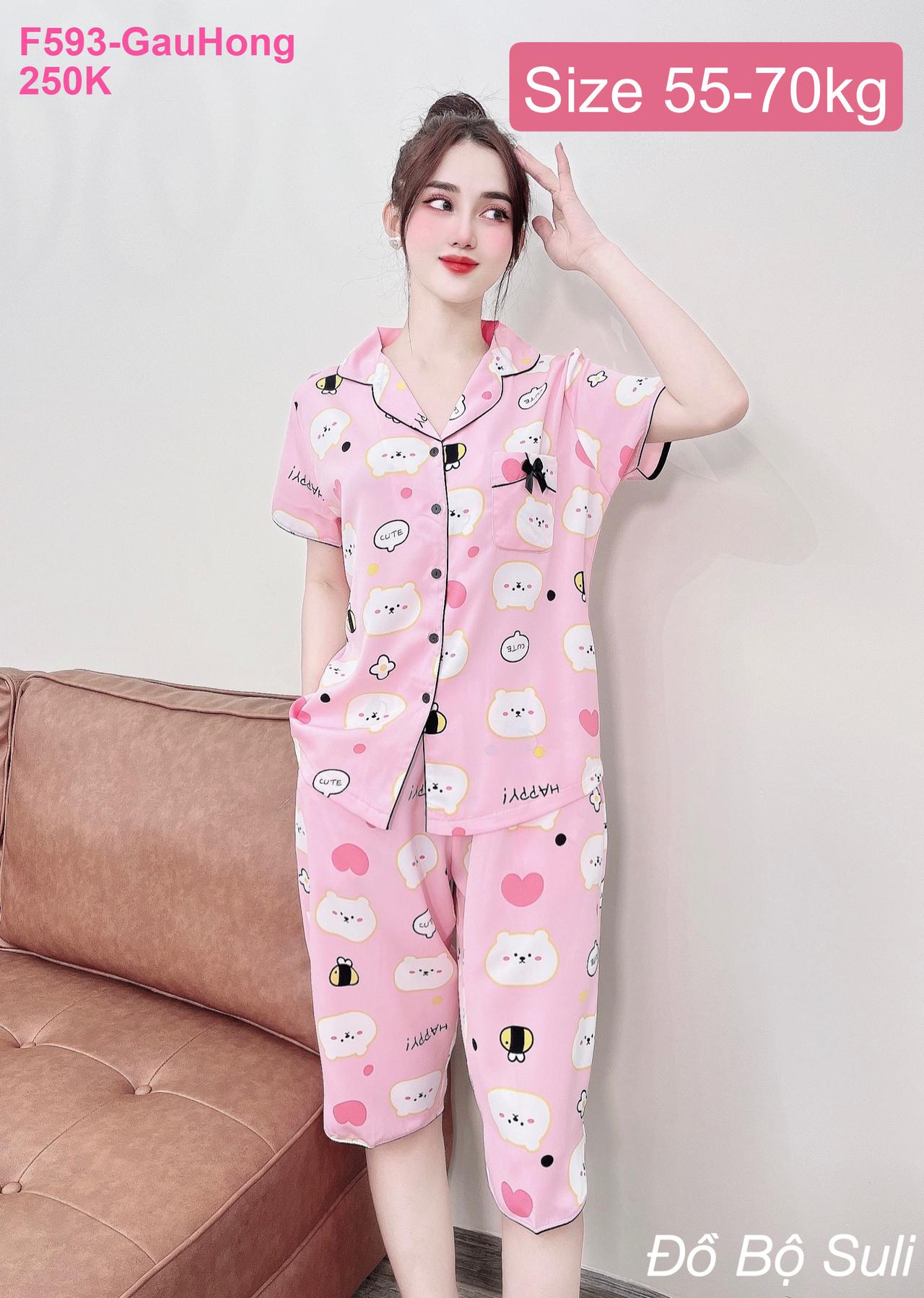 Pijama Nữ Mango Cao Cấp Lửng Size Lớn - màu 