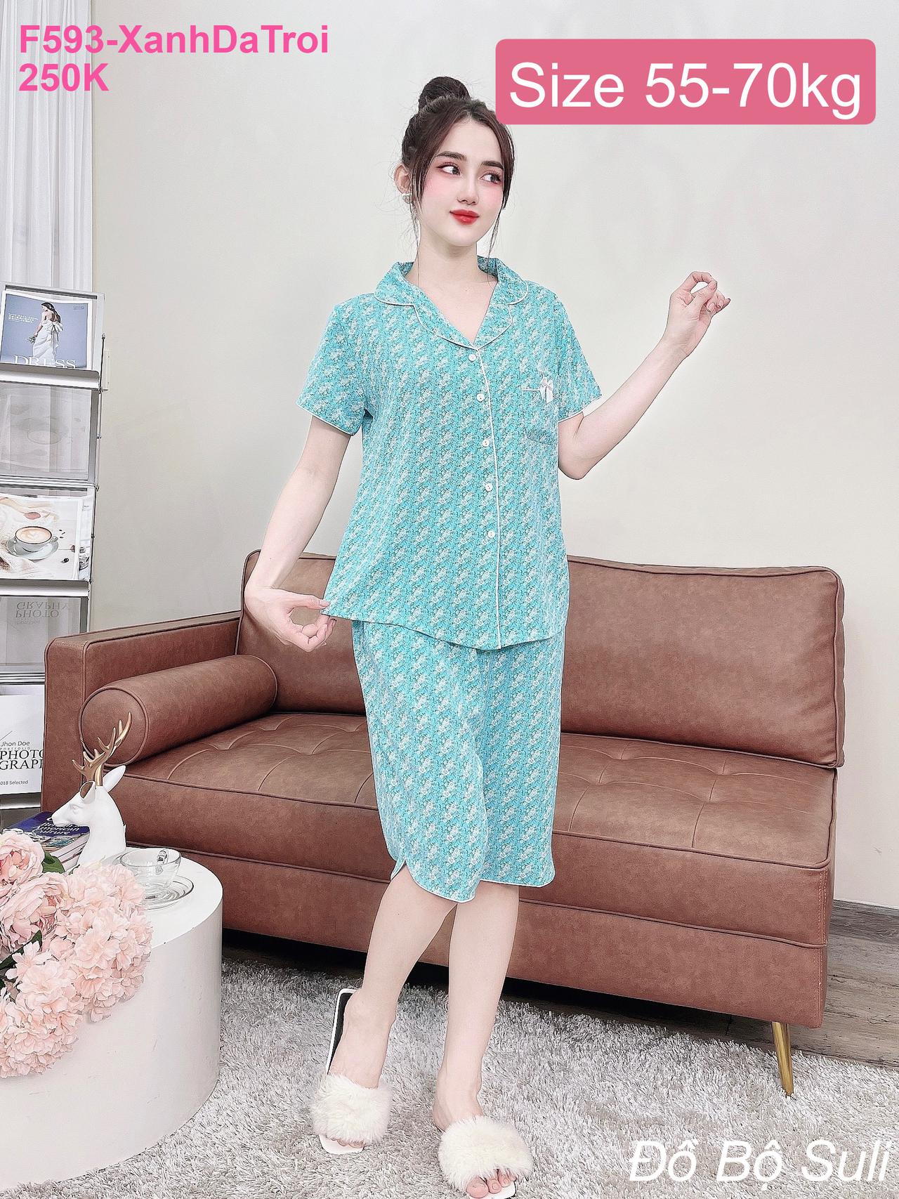 Pijama Nữ Mango Cao Cấp Lửng Size Lớn - màu 