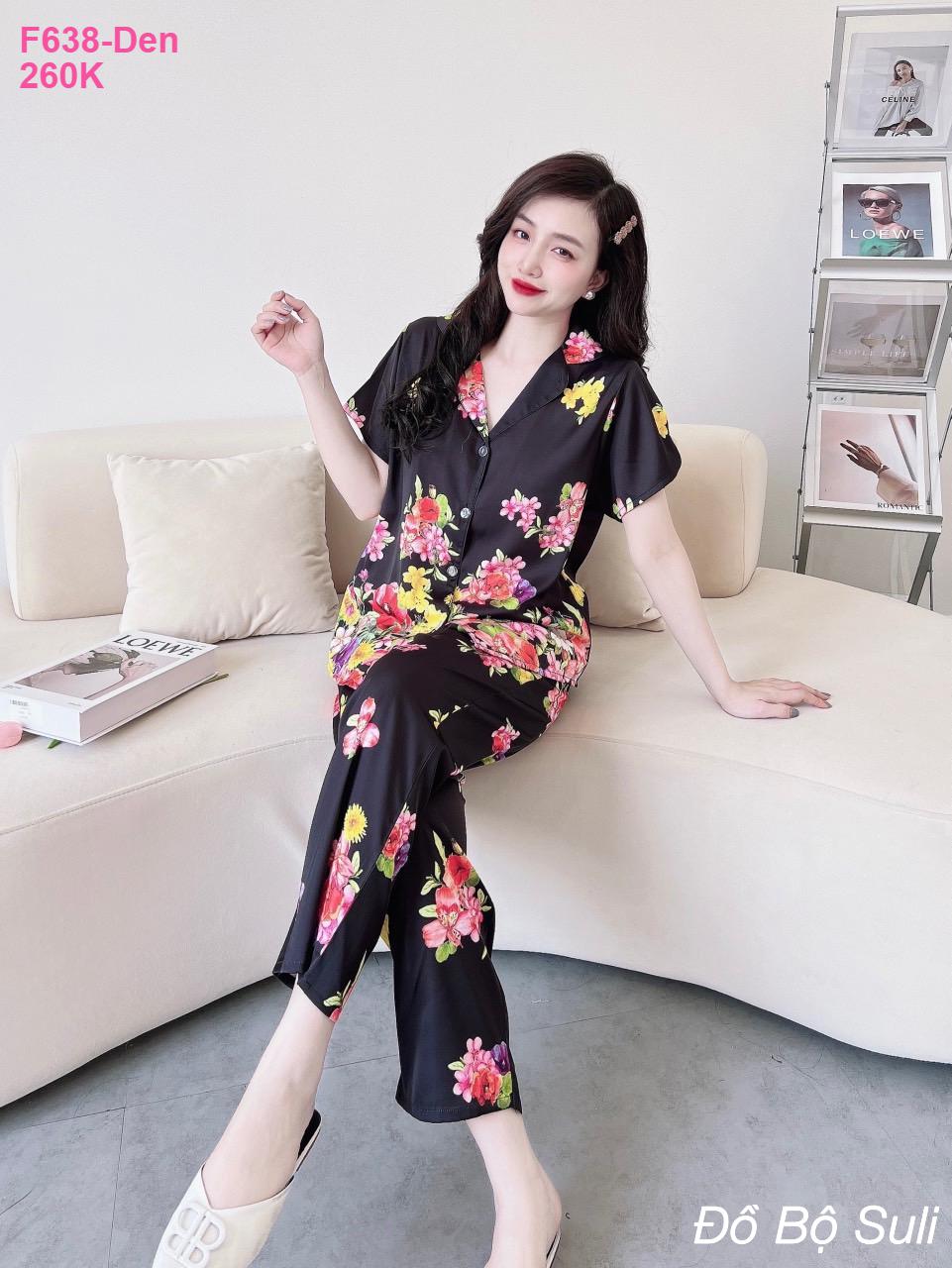 Đồ Bộ Pijama Latin Cao Cấp Dài Nữ Tính - màu 