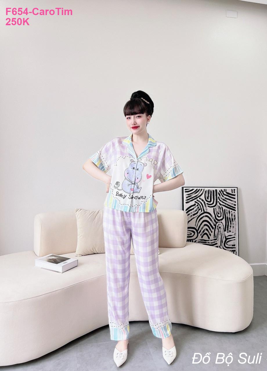 Bộ Pijama Latin Cao Cấp Dài Hàng Thiết Kế - màu 