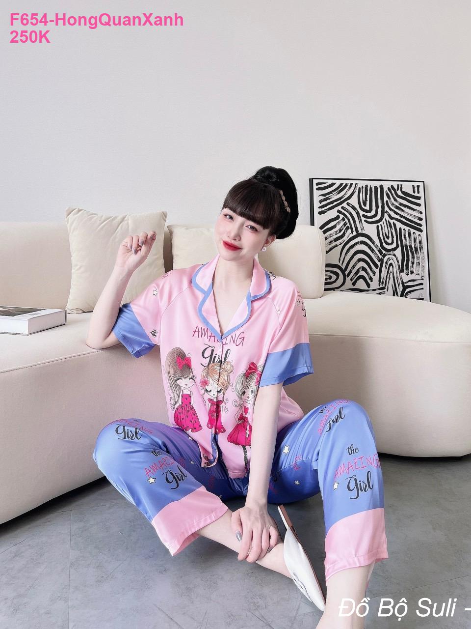 Bộ Pijama Latin Cao Cấp Dài Hàng Thiết Kế - màu 