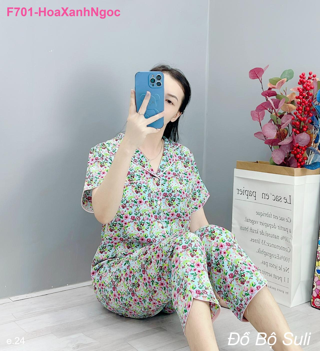 Pijama Nữ Mango Cao Cấp Dài Size Lớn - màu 