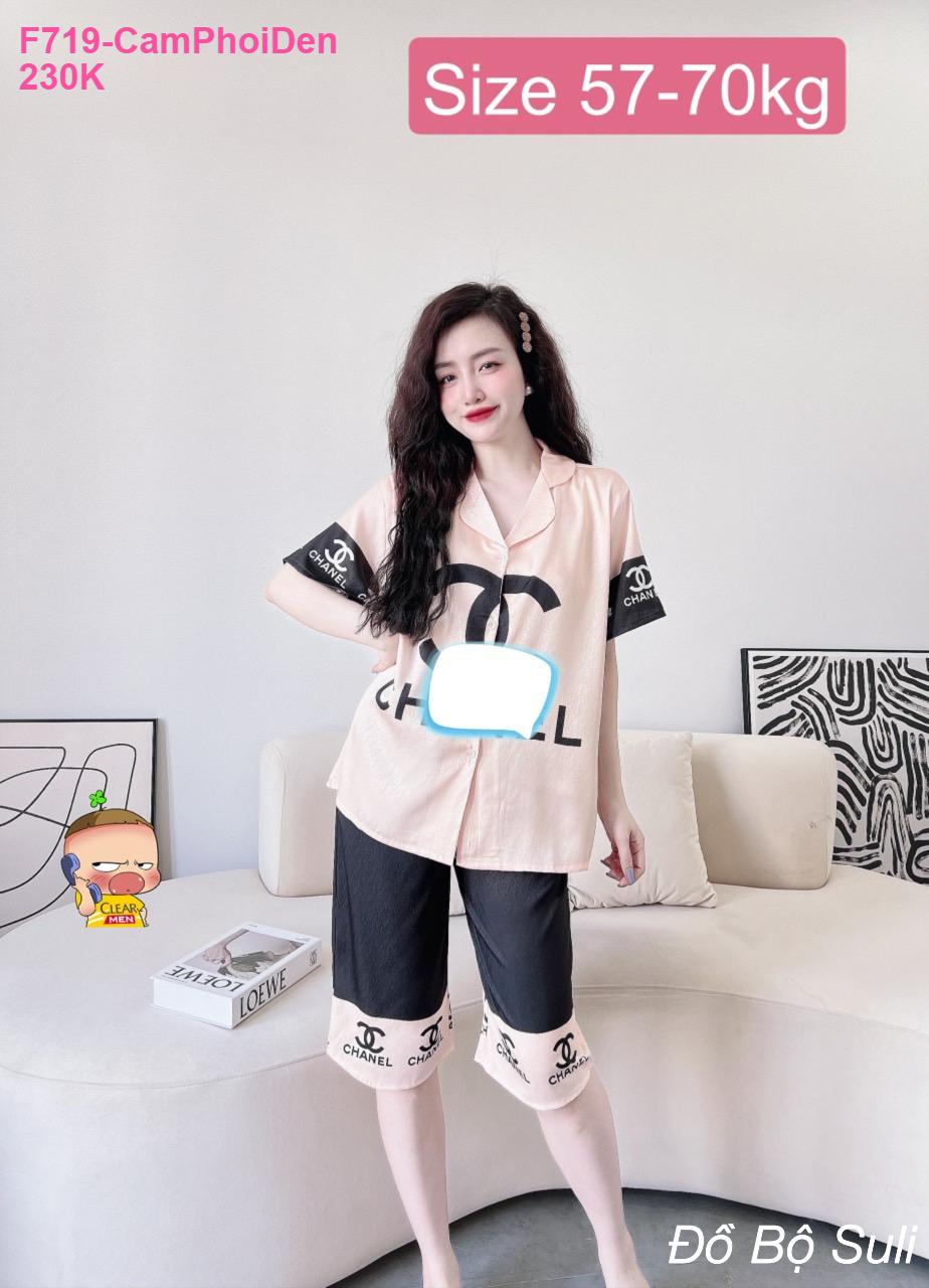 Pijama Nữ Lụa Xước Cao Cấp Lửng Size Lớn - màu 