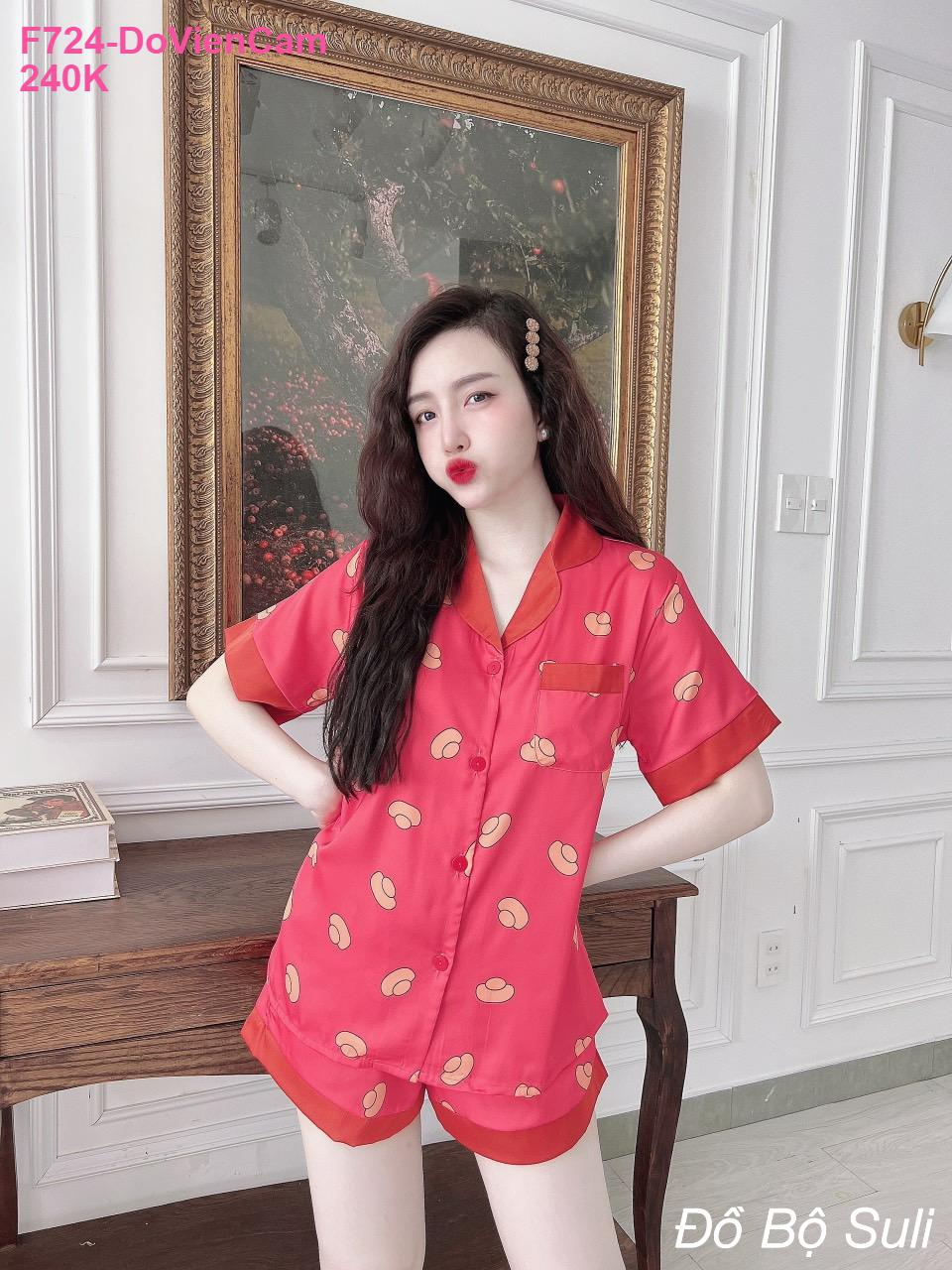 Bộ Pijama Latin Cao Cấp Đùi Phối Viền - màu 