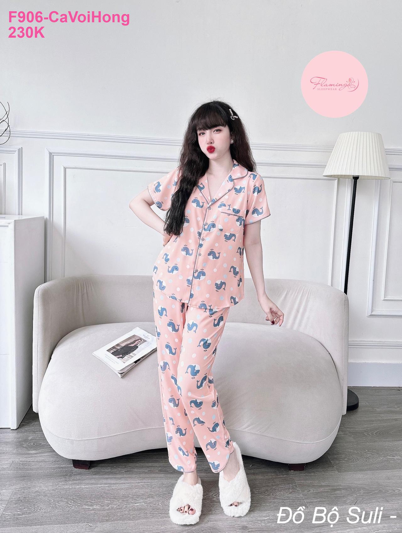 Pijama Lụa Mango Cao Cấp Quần Dài - màu 