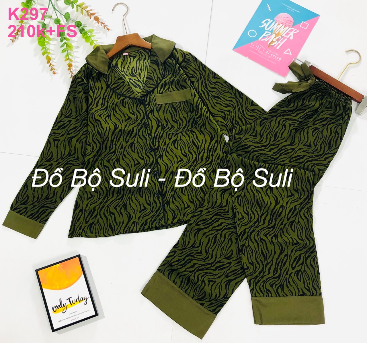 Đồ Bộ Pijama Mango Dài Sang Trọng - màu 