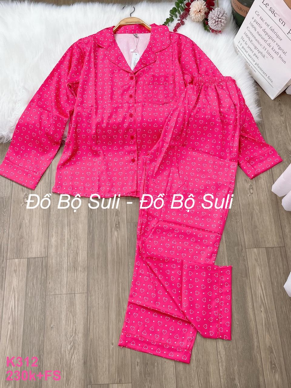 Pijama Lụa Latin Dài Sang Trọng - màu 