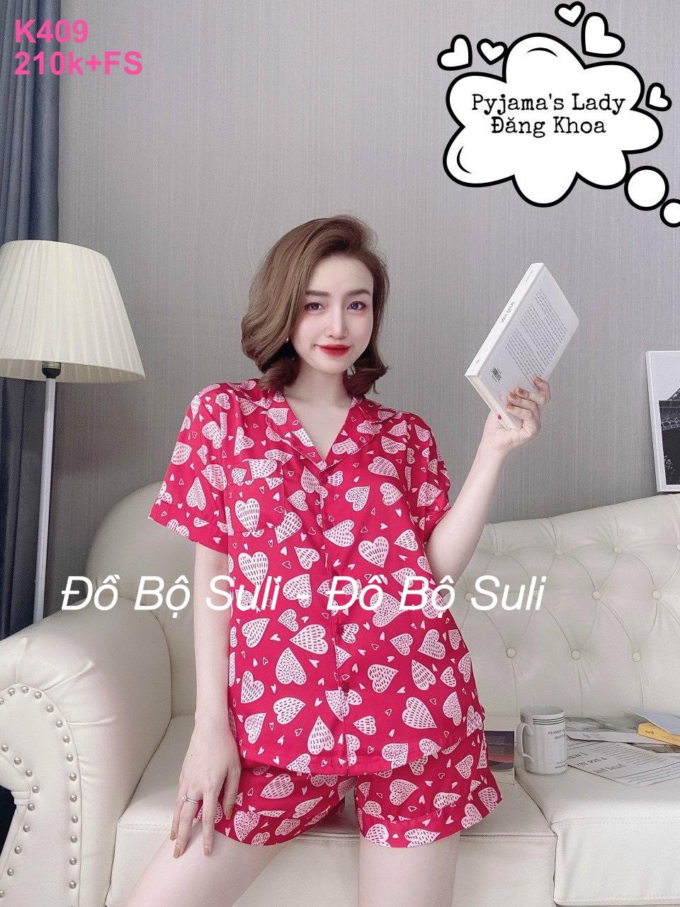 Đồ Bộ Pijama Latin Cao Cấp Đùi Nhiều Kiểu Họa Tiết - màu 