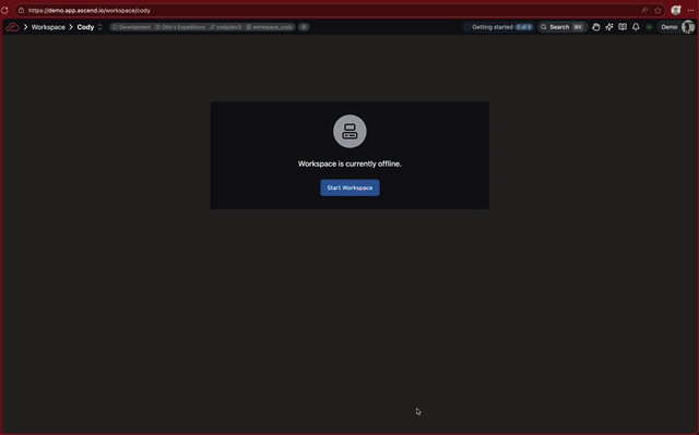 Animated Workspace startup