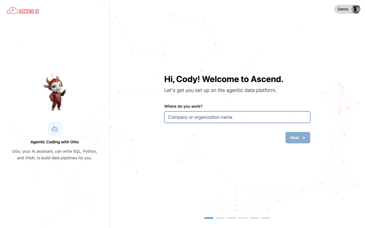 Onboarding — company