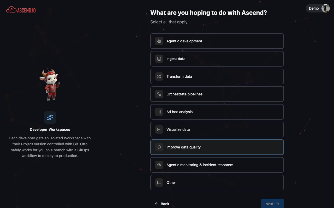 Onboarding — goals