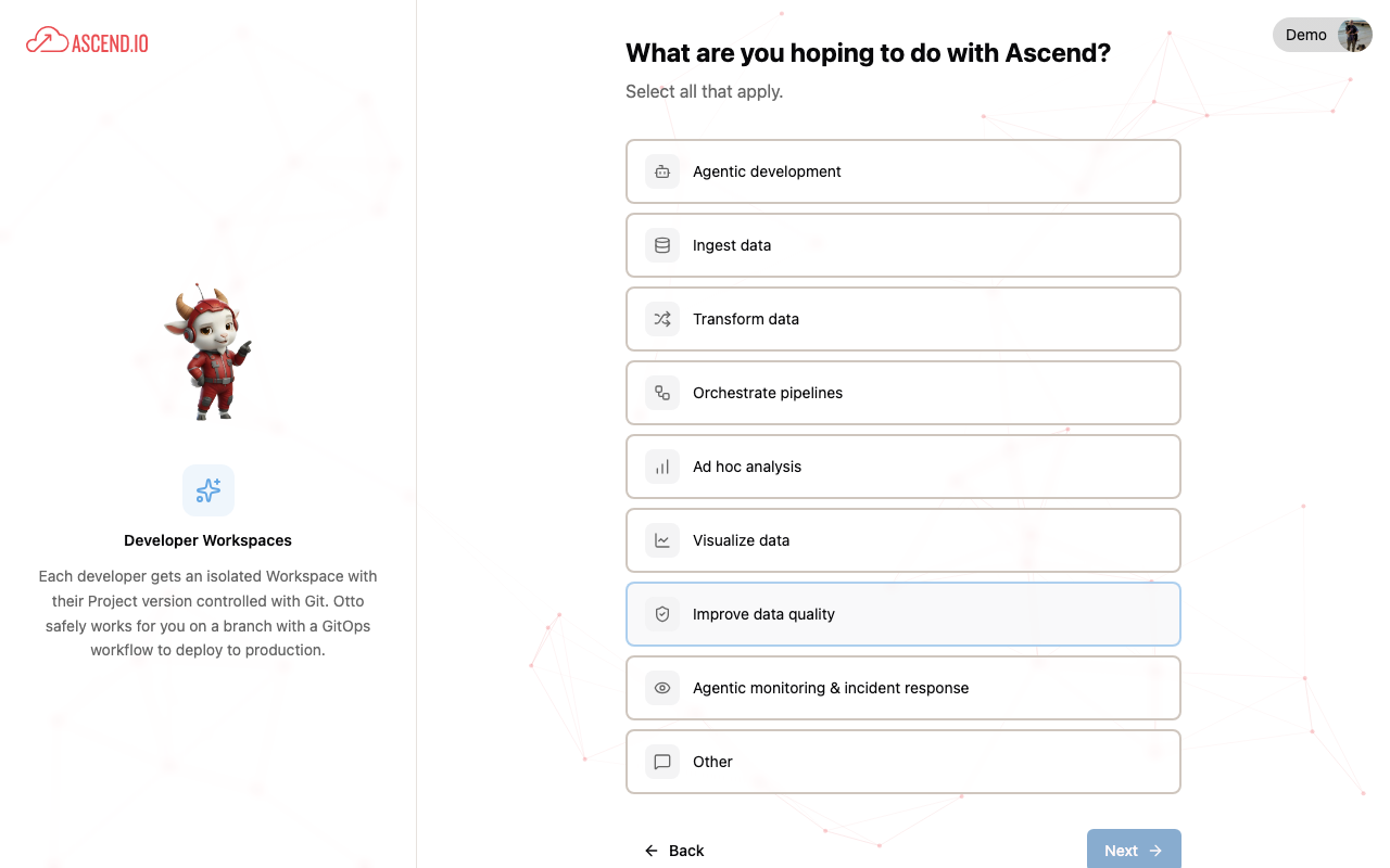 Onboarding — goals