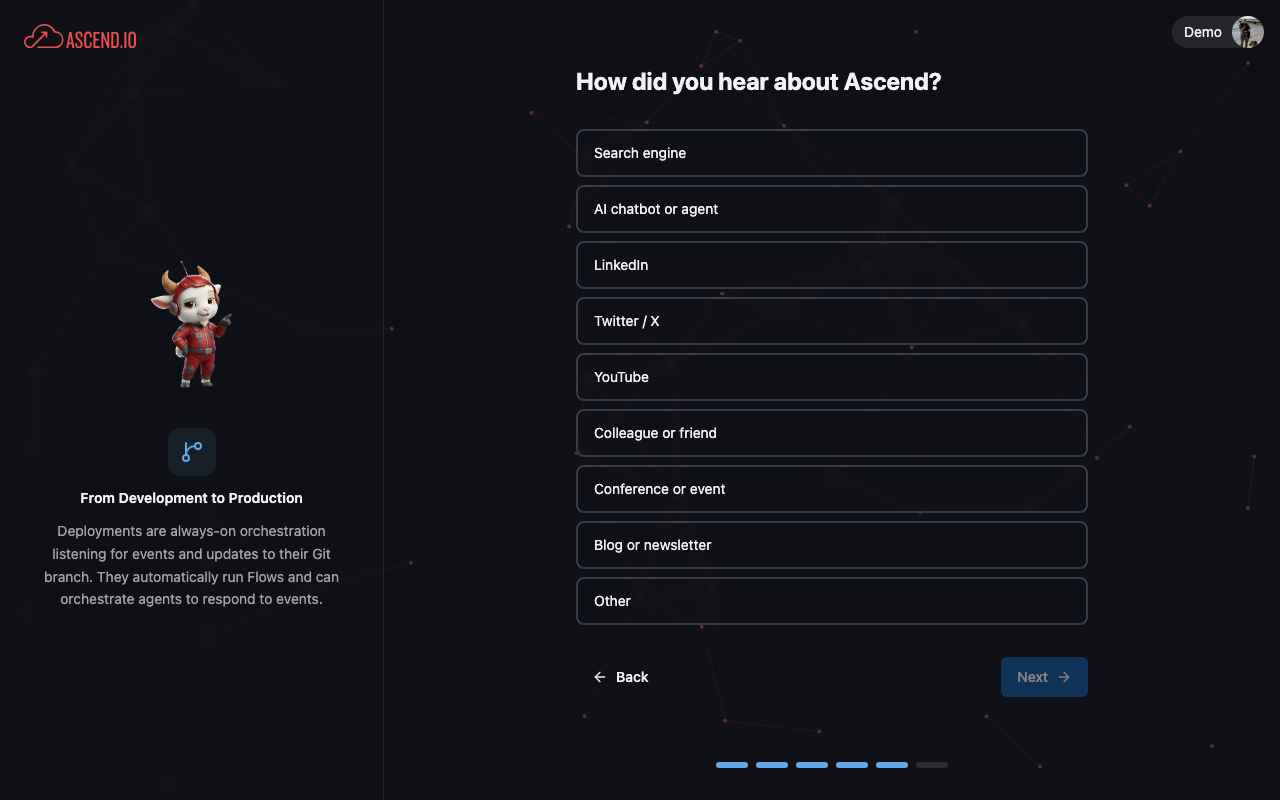 Onboarding — referral
