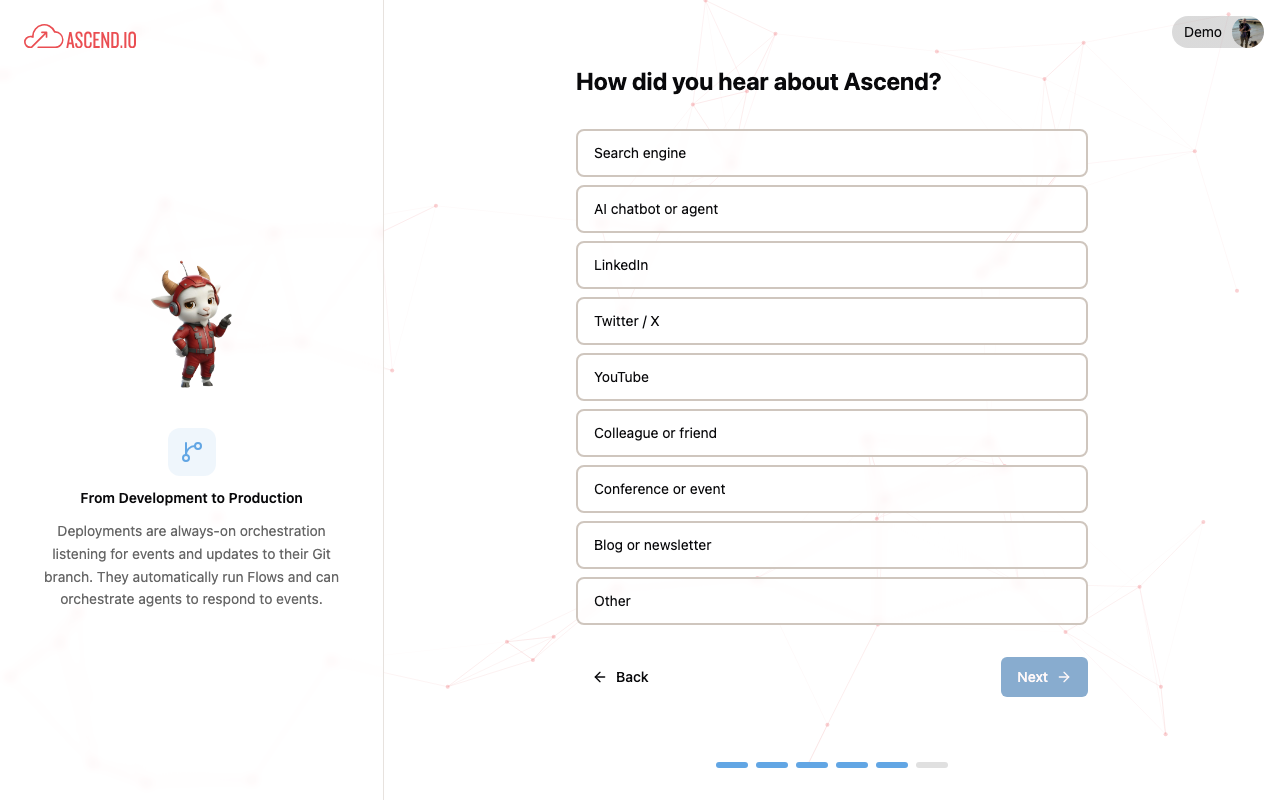 Onboarding — referral