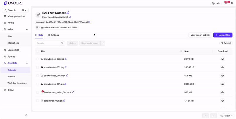 Re-encode videos