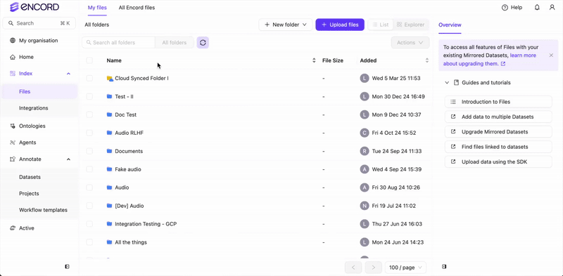 Sync your Data