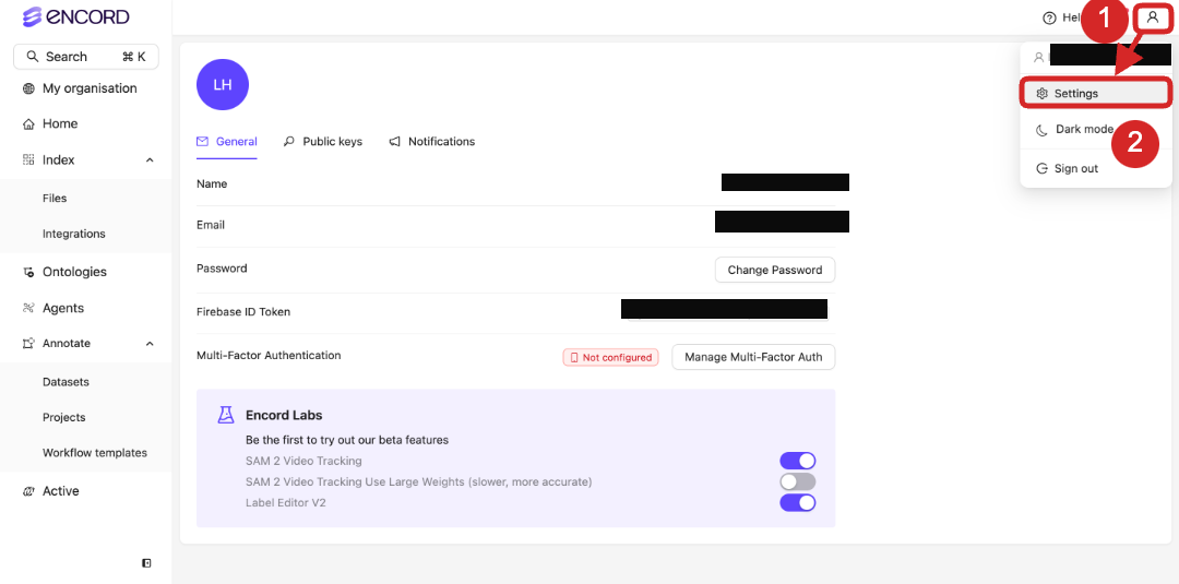 Access Settings