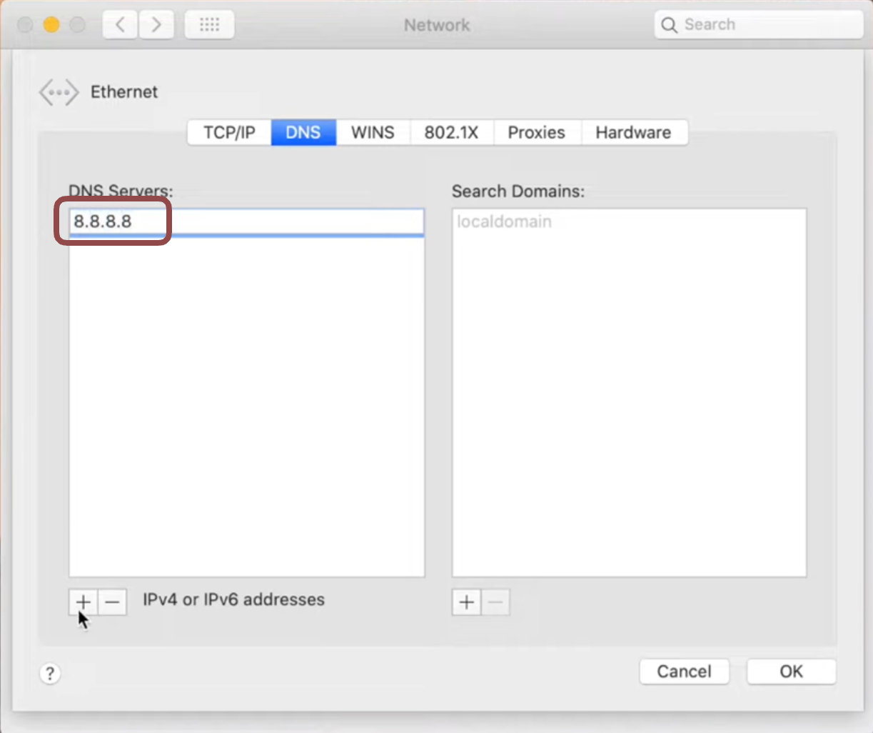 DNS issue