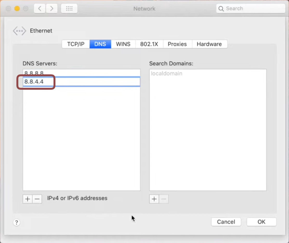 DNS issue