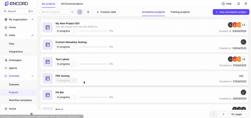 Create Label Editor Settings Template