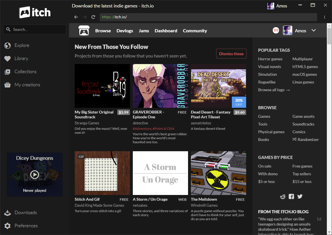 itchio web games
