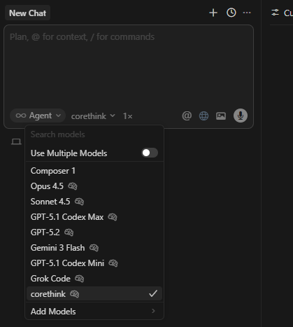 Select CoreThink Model