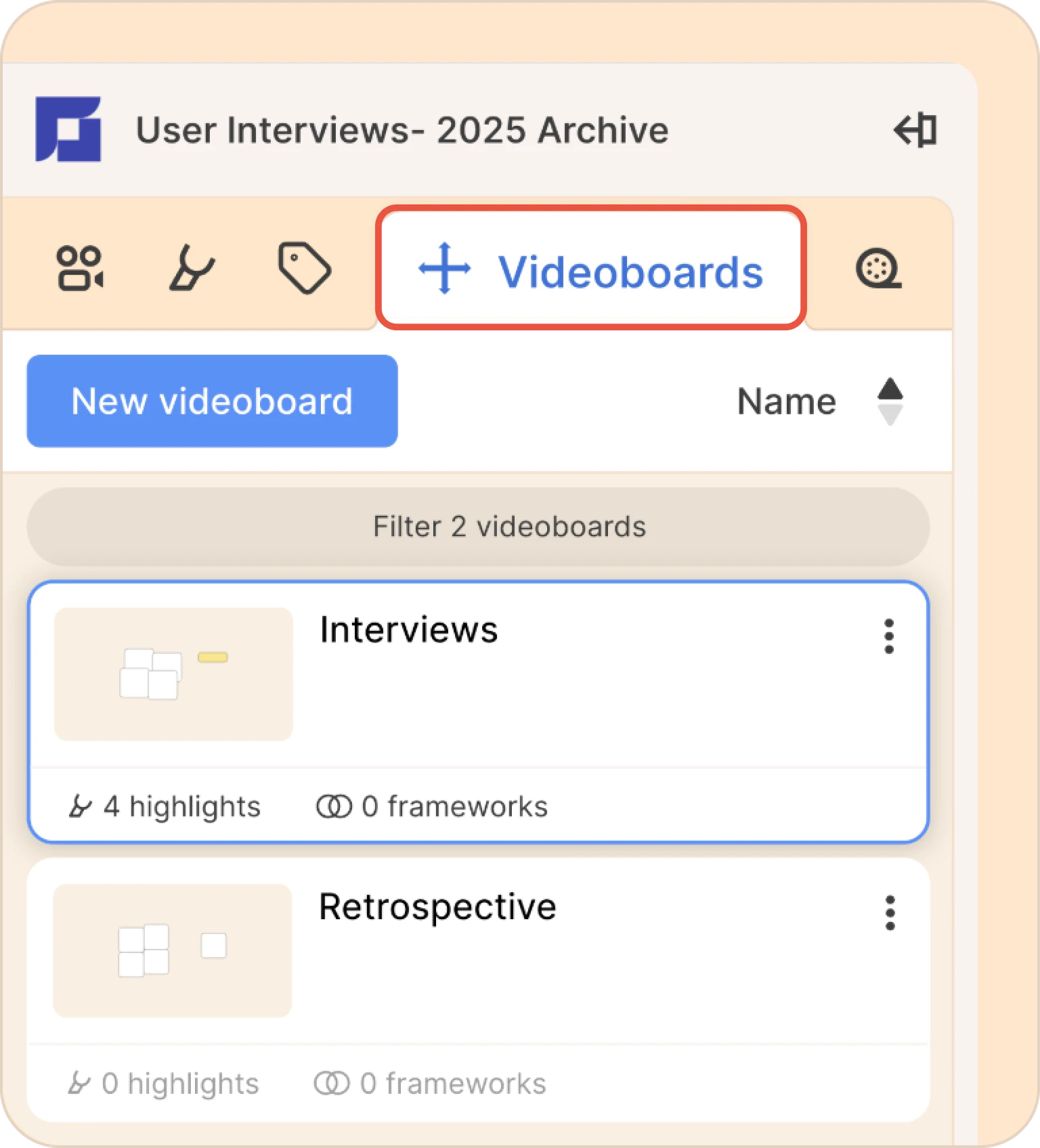 accessing the videoboard in Reduct
