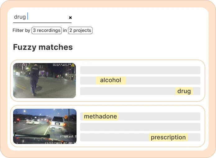 Fuzzy search in Reduct
