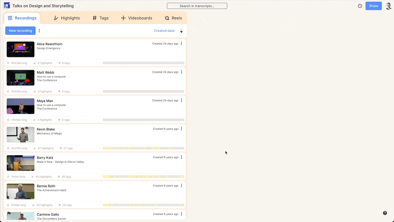 searching across project