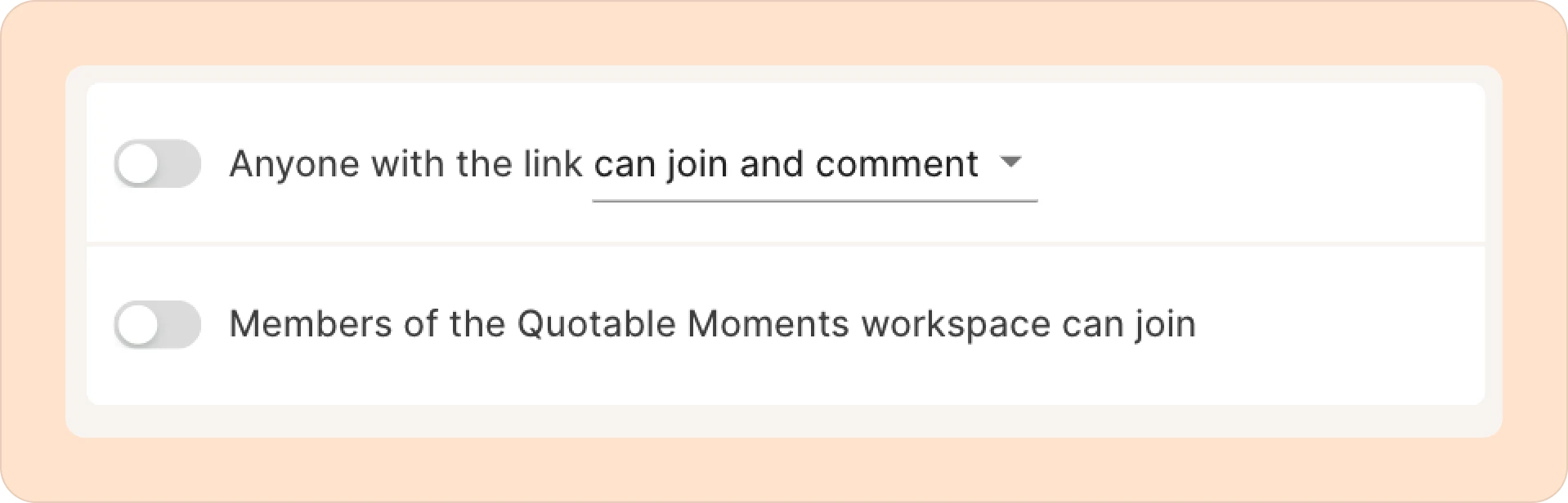the settings to make a project unlisted