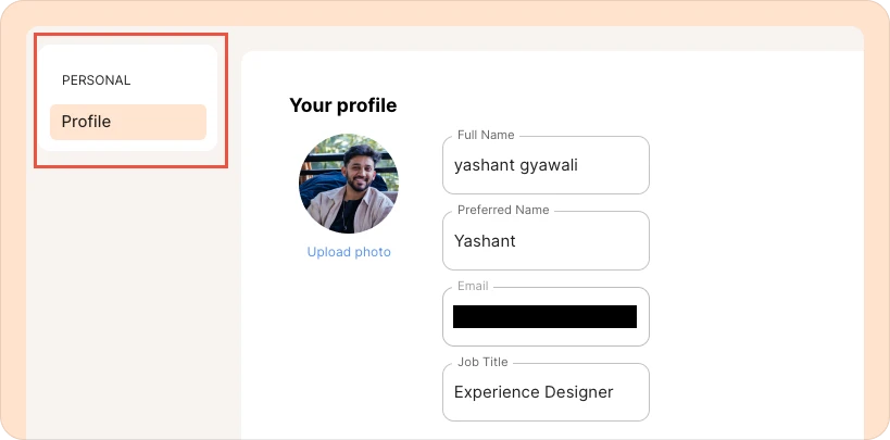 Guest editors and commenters accessibility options in profile.