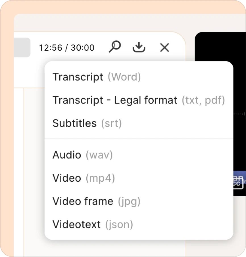 Exporting legal formatted files.