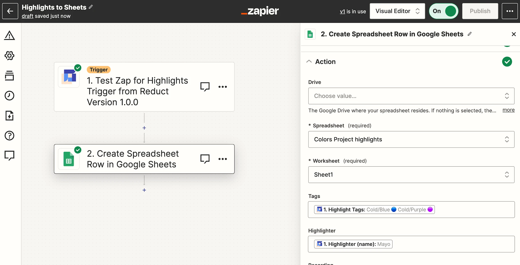 adding a Zapier trigger