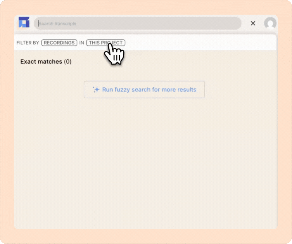 filtering the search in Reduct